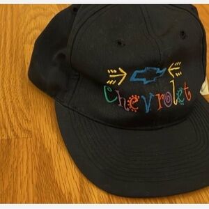 Vintage Chevrolet Embroidered Logo Baseball Cap - Colorful Accent